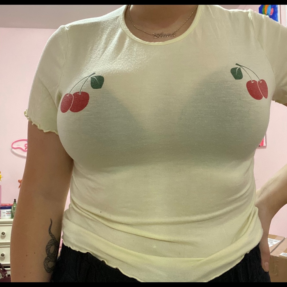 adorable cherry shirt
